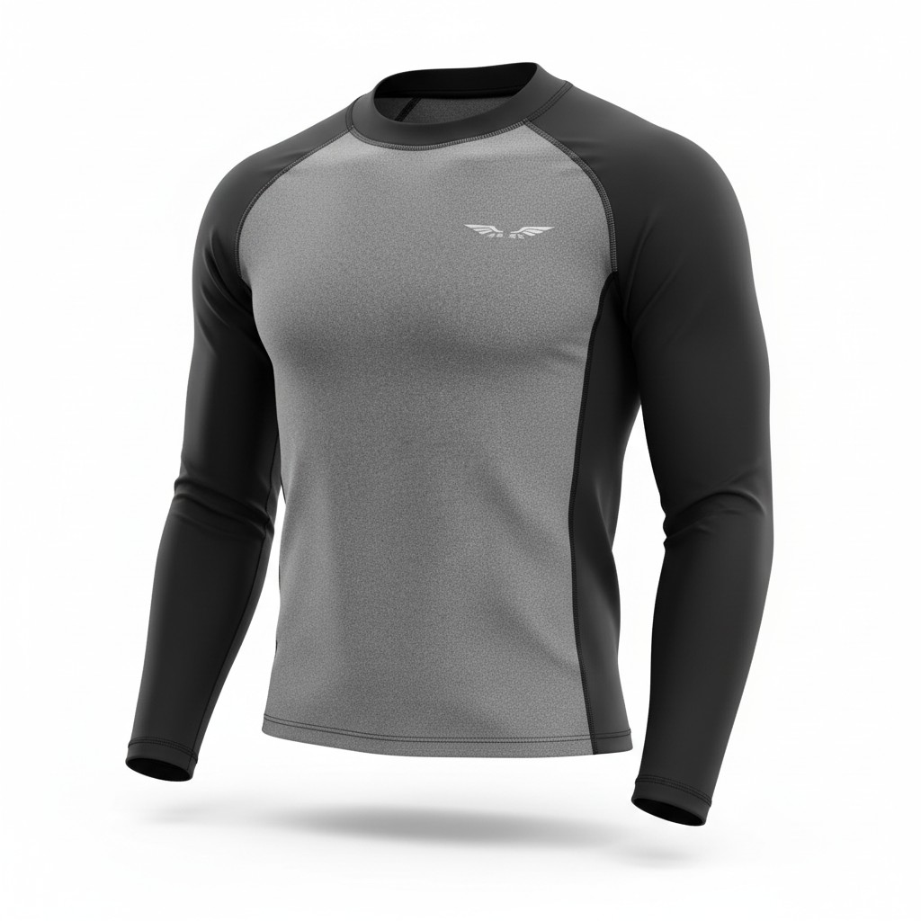 Playera manga larga mod. Iron